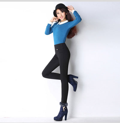 Leggings de Cintura Alta con Forro de Terciopelo - Image 7