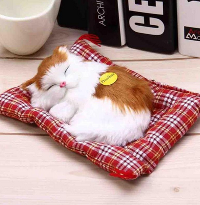 Muñeco Gato Durmiente con Sonido Maullido - Image 7