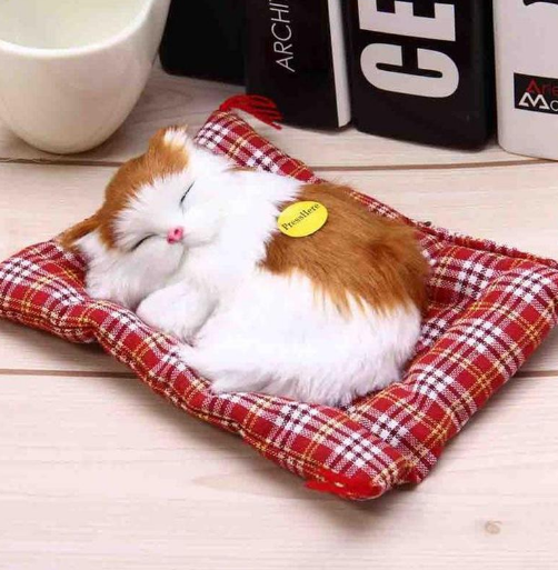 Muñeco Gato Durmiente con Sonido Maullido - Image 7