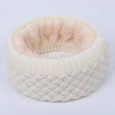 Bufanda de Lana Gruesa con Cuello de Terciopelo para Hombre y Mujer - Image 10