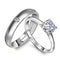 Anillos de Pareja de Plata Esterlina 925 Ajustables