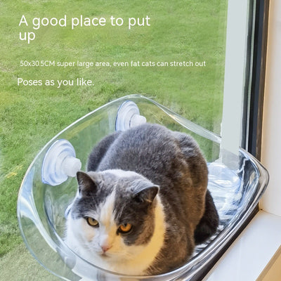 Hamaca para Gatos con Ventosas - Reposo Elevado para Ventanas - Image 4