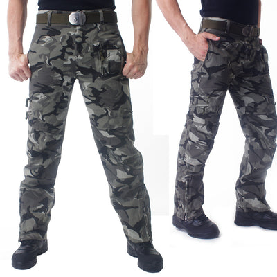 Pantalones Cargo Tácticos Militares con Peto Ajustable - Image 2