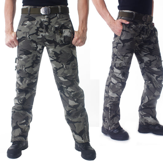 Pantalones Cargo Tácticos Militares con Peto Ajustable - Image 2