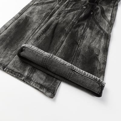 Pantalones Vaqueros Personalizados Otoño con Corte Split - Image 8