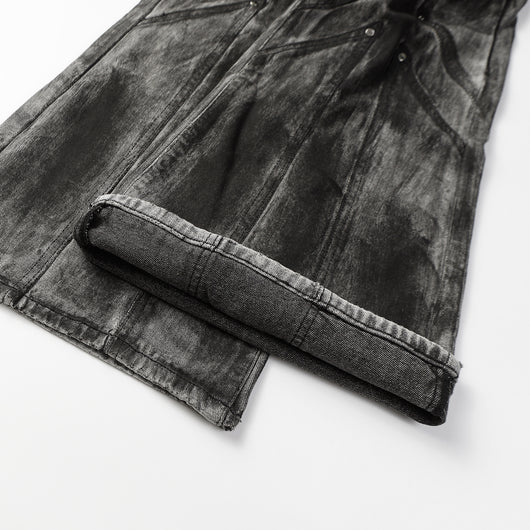 Pantalones Vaqueros Personalizados Otoño con Corte Split - Image 8