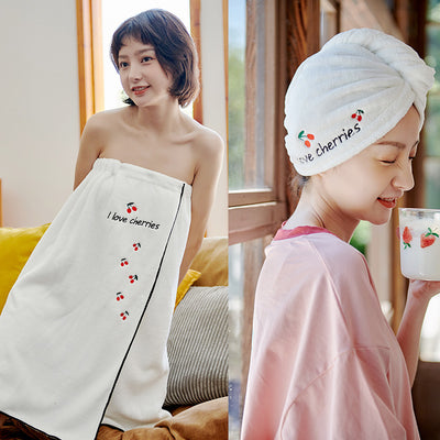 Toalla de Baño Absorbente Secado Rápido para Mujer - Image 7