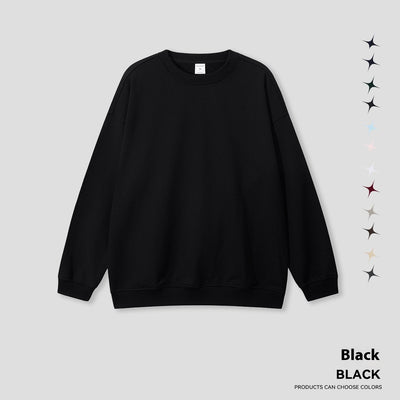 Sudadera Cuello Redondo Oversize Estilo Urbano