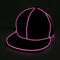 Gorra de Béisbol LED Fluorescente Hip Hop con Borde Plano