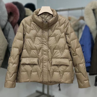 Chaqueta Acolchada Minimalista con Cierre - Perfecta para Cualquier Ocasión - Image 4