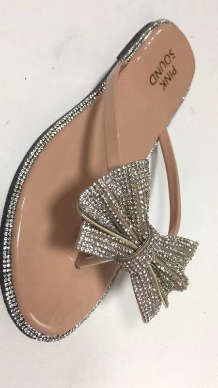 Sandalias Planas con Diamantes - Image 5