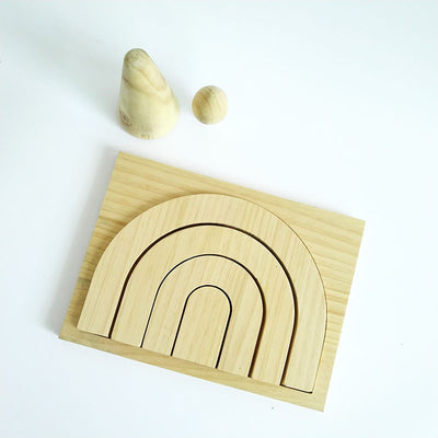 Bloques de Madera Arcoíris - Puzzle Educativo - Image 17