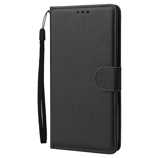 Funda de Cuero para Teléfono 7plus con Cartera de Tarjetas