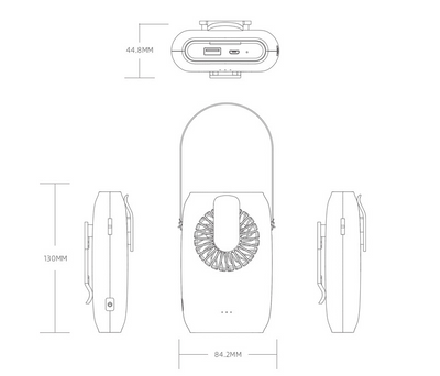 Ventilador Deportivo USB con Carga Inalámbrica - Image 10