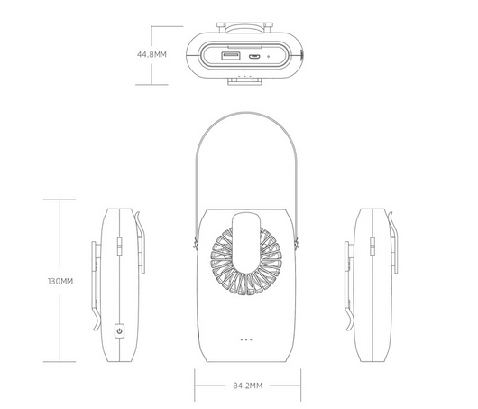 Ventilador Deportivo USB con Carga Inalámbrica - Image 10