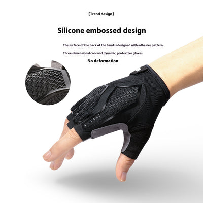 Guantes de Ciclismo y Fitness en Silicona Líquida con Amortiguación y Transpirabilidad - Image 3