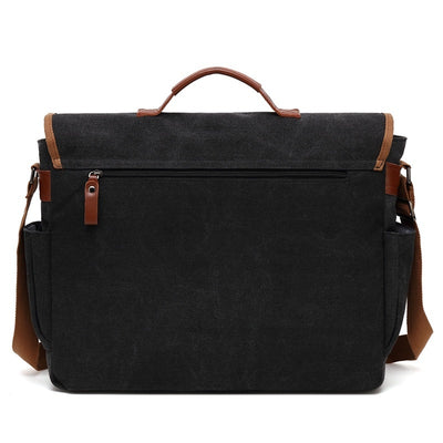 Bolsa Bandolera de Lona Impermeable Gran Capacidad para Hombre - Image 10