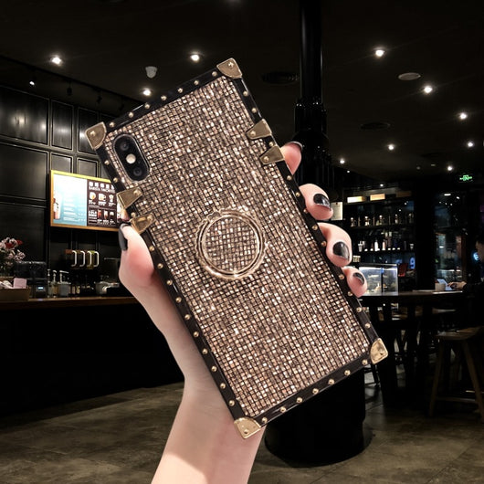 Funda Protectora Cuadrada con Soporte Metálico para Celular - Image 11