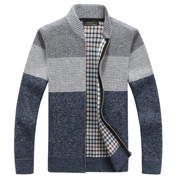 Suéter Saco Hombre Cuello V Oversize Cálido - Image 9