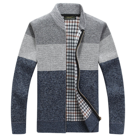 Suéter Saco Hombre Cuello V Oversize Cálido - Image 9