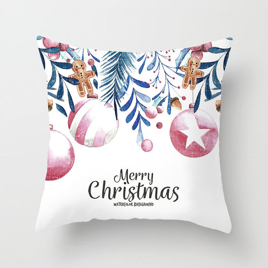 Cojín Decorativo Navideño con Estampado Digital de Papá Noel