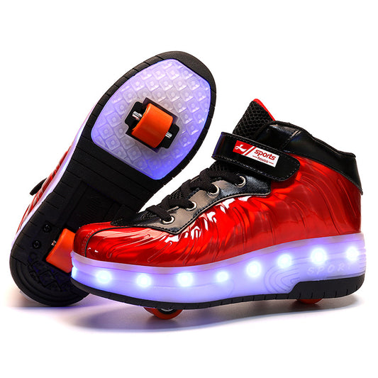 Zapatos con Ruedas y Luces LED para Niños