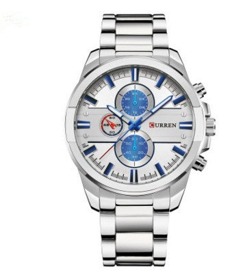 Reloj de Acero Inoxidable Premium de Marca Reconocida