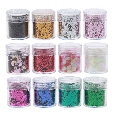 Purpurina Hexagonal 12 Colores Premium - Brillo Profesional - Image 6