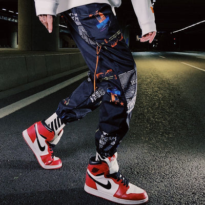 Pantalones Hip Hop con Bolsillos Laterales - Joggers Casuales para Hombre - Image 2