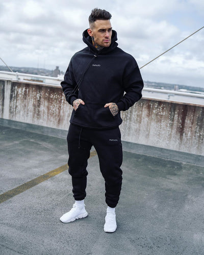 Sudadera con capucha suelta para hombre - Conjunto otoñal - Image 7