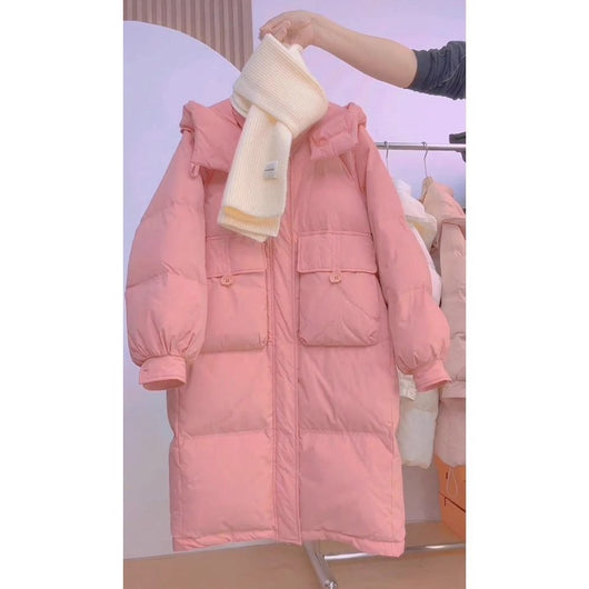 Chaqueta Acolchada de Plumón para Mujer Estilo Coreano Invierno - Image 3