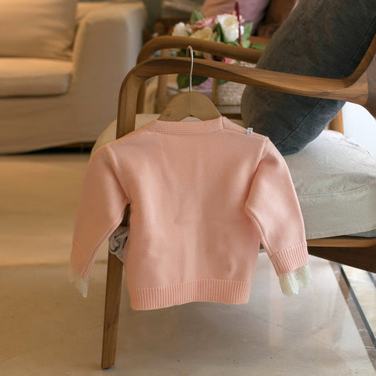 Cardigan Floral para Niñas con Escote en V - Image 15