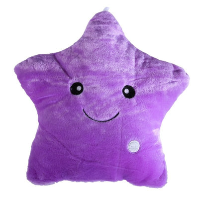 Almohada Luminosa Infantil 34CM con Diseño de Estrellas LED y Luz Colorida - Image 11