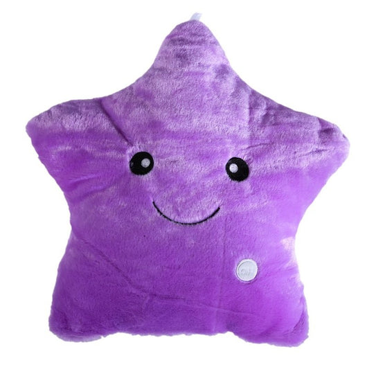 Almohada Luminosa Infantil 34CM con Diseño de Estrellas LED y Luz Colorida - Image 11