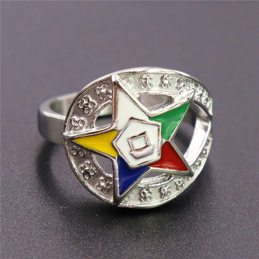 Anillo de Acero Inoxidable Estrella Personalidad Creativa - Image 9