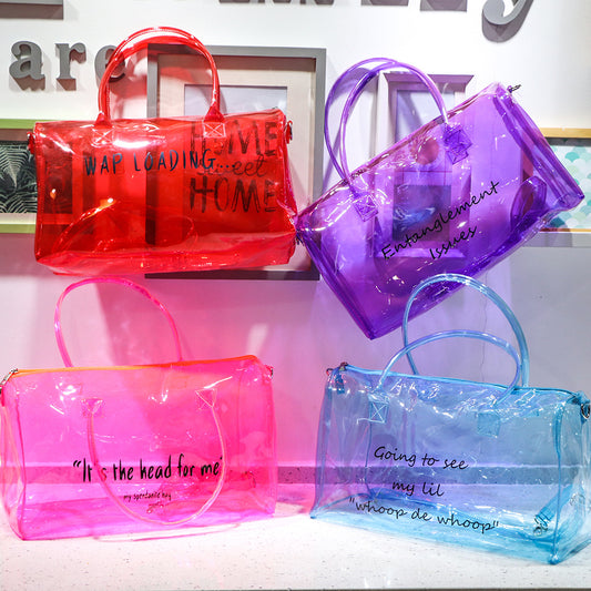 Bolsa Deportiva Transparente de Gel Jelly
