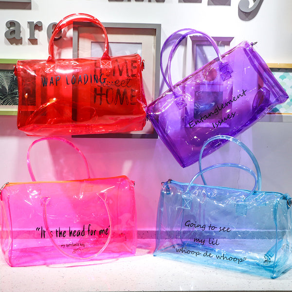 Bolsa Deportiva Transparente de Gel Jelly