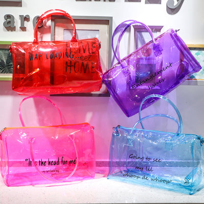 Bolsa Deportiva Transparente de Gel Jelly