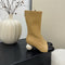 Botas Clásicas de Tacón Grueso para Otoño e Invierno