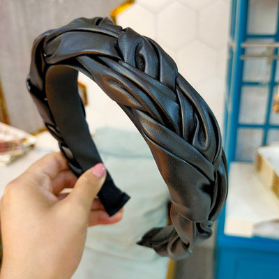Diadema de Cuero Trenzado Estilo Europeo y Americano - Image 22