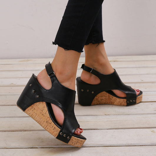 Sandalias Romanas para Mujer con Plataforma Gruesa y Tacón Cuña - Image 5