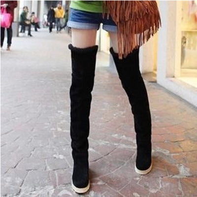 Botas de Invierno Impermeables Hasta la Rodilla con Forro de Algodón