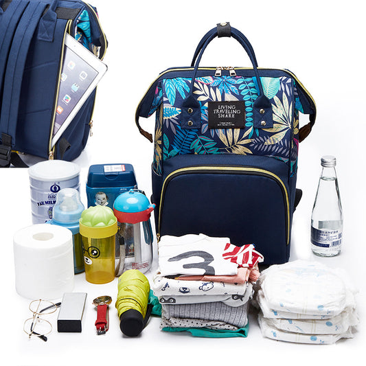Mochila Maternal Impermeable de Gran Capacidad - Bolso Multifuncional para Mamá y Bebé