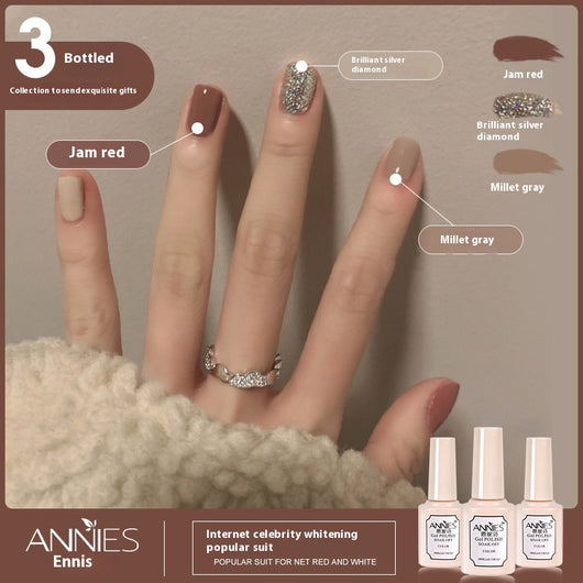 Set de Esmalte de Gel Nude Hielo Tricolor 2024 - Colección Jelly - Image 17