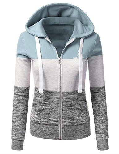 Sudadera con Capucha Colorblock