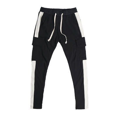 Pantalón Casual con Cintura Tejida y Bolsillo Frontal Cremallera - Talla Grande - Image 6