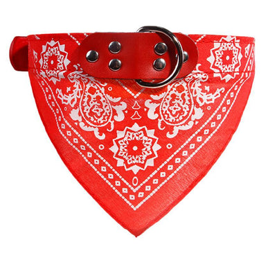 Collar bandana absorbente con patrón triangular para perros pequeños - Image 8