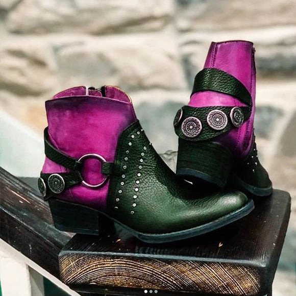 Botas de Cuero Juti para Otoño e Invierno
