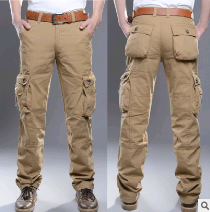 Pantalones Cargo Militares Multibolsillos para Hombre - Ropa Deportiva y Outdoor - Image 9