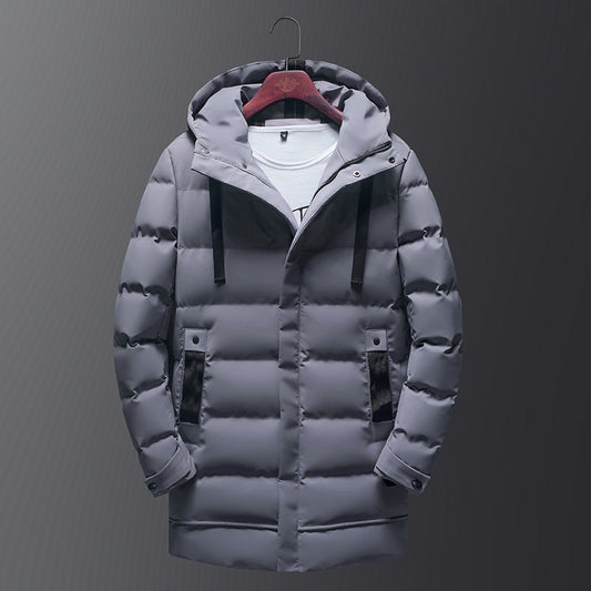Chaqueta Acolchada de Plumas para Hombre - Corte Medio